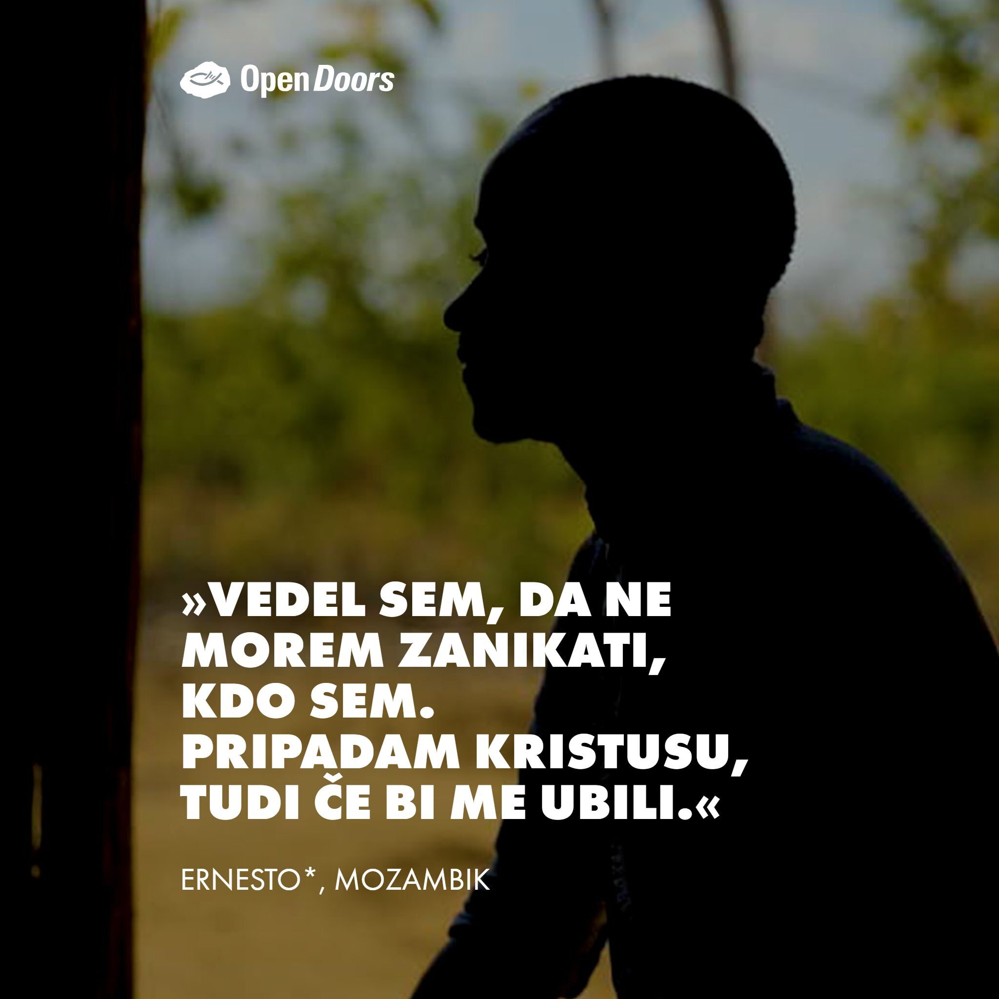 Ernestovo pričevanje v Mozambiku
