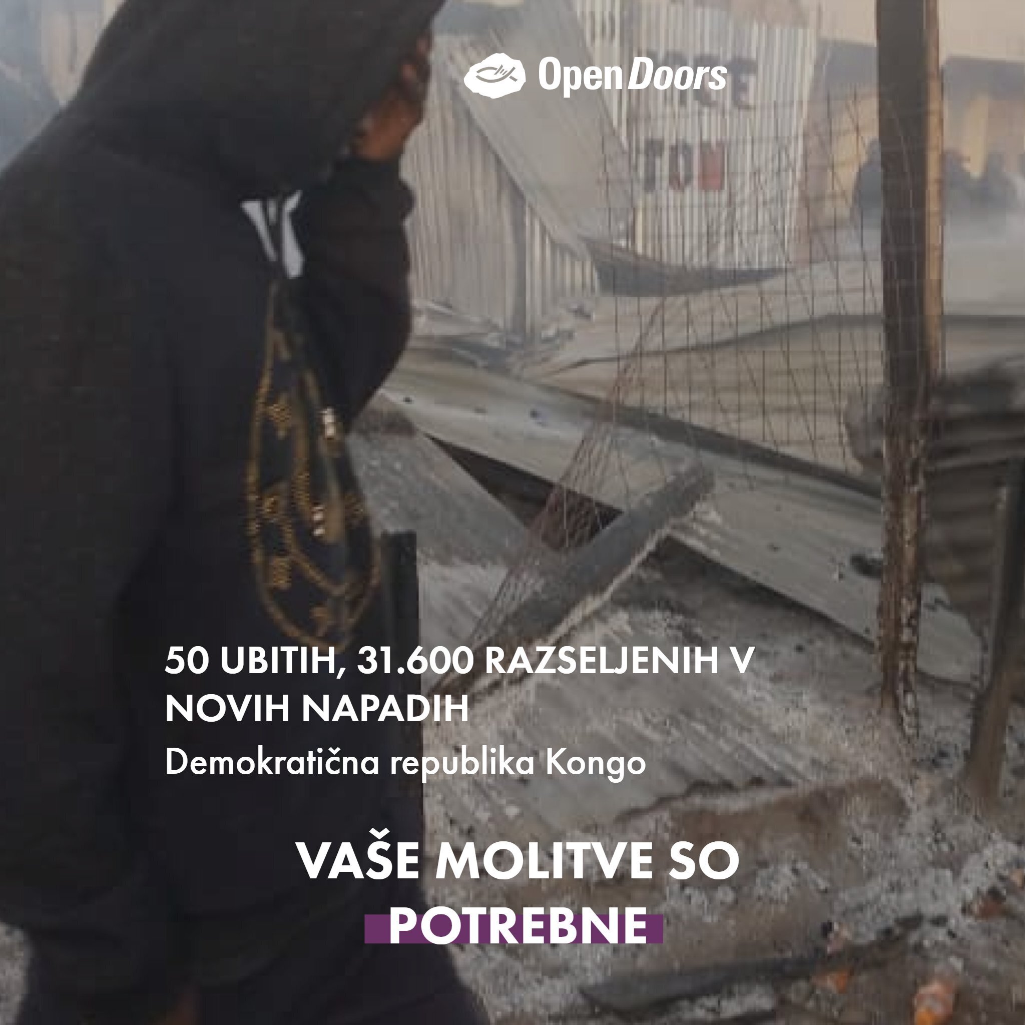 Molite: Napadi na krščanske skupnosti v Demokratični republiki Kongo