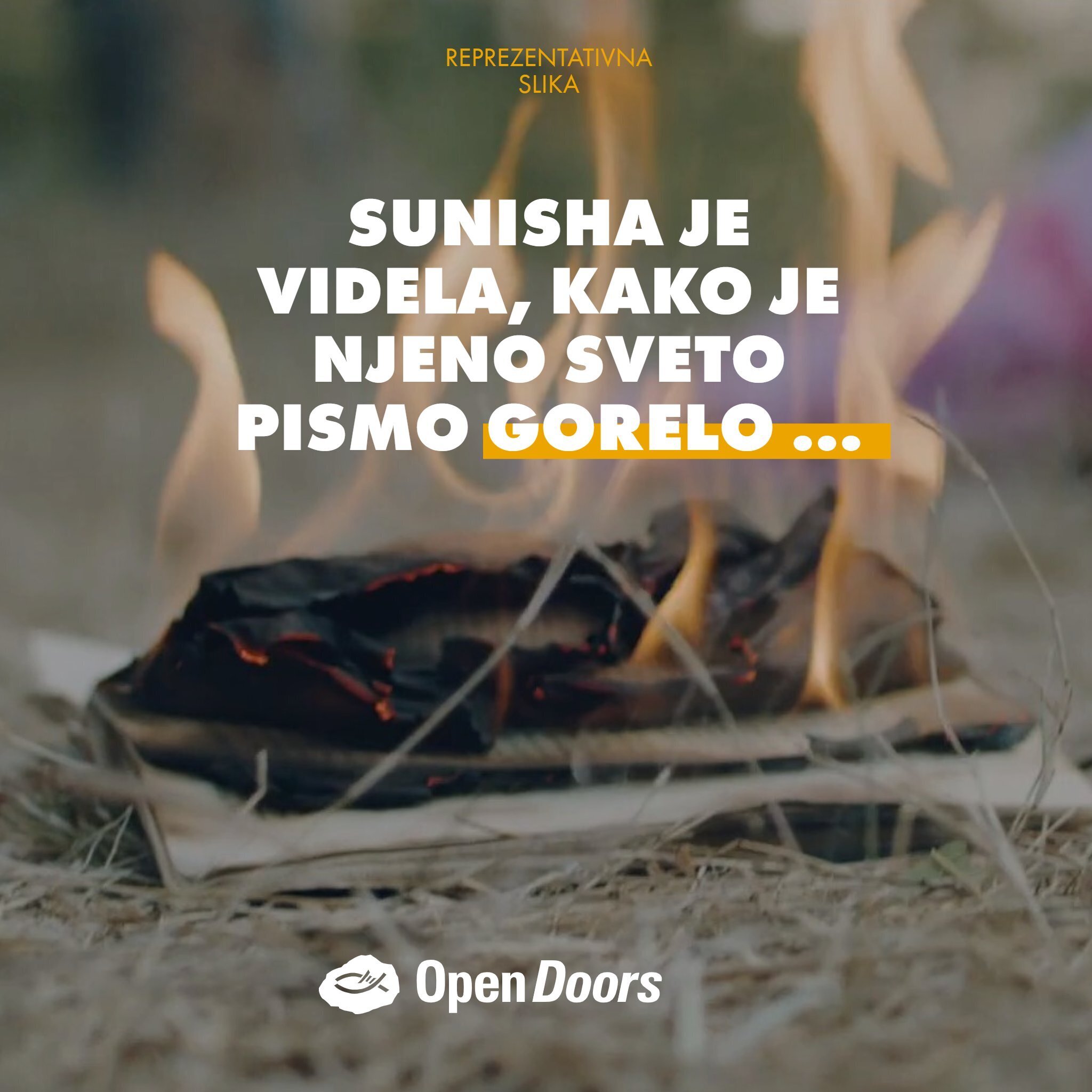 Sunishino Sveto pismo je bilo zažgano