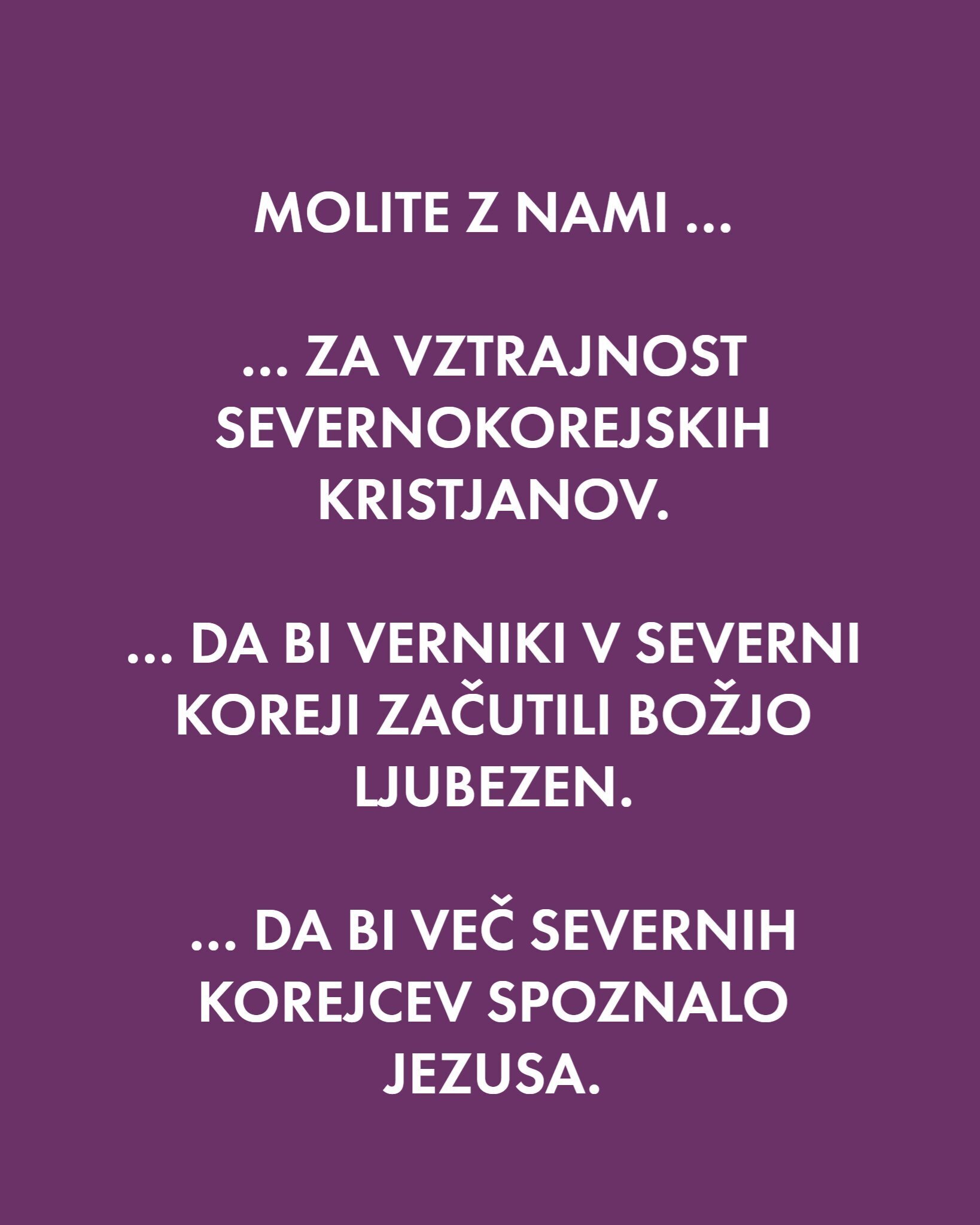 Pismo zvestega severnokorejskega kristjana