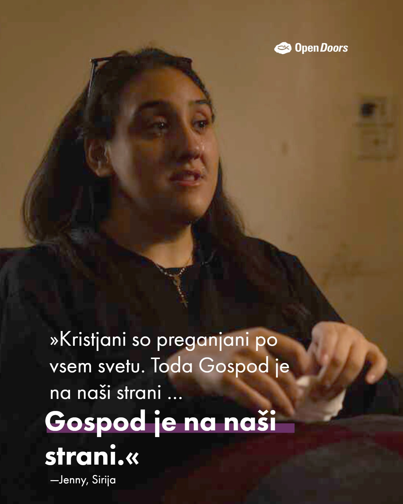 Sirska kristjanka Jenny: »Gospod je na naši strani«