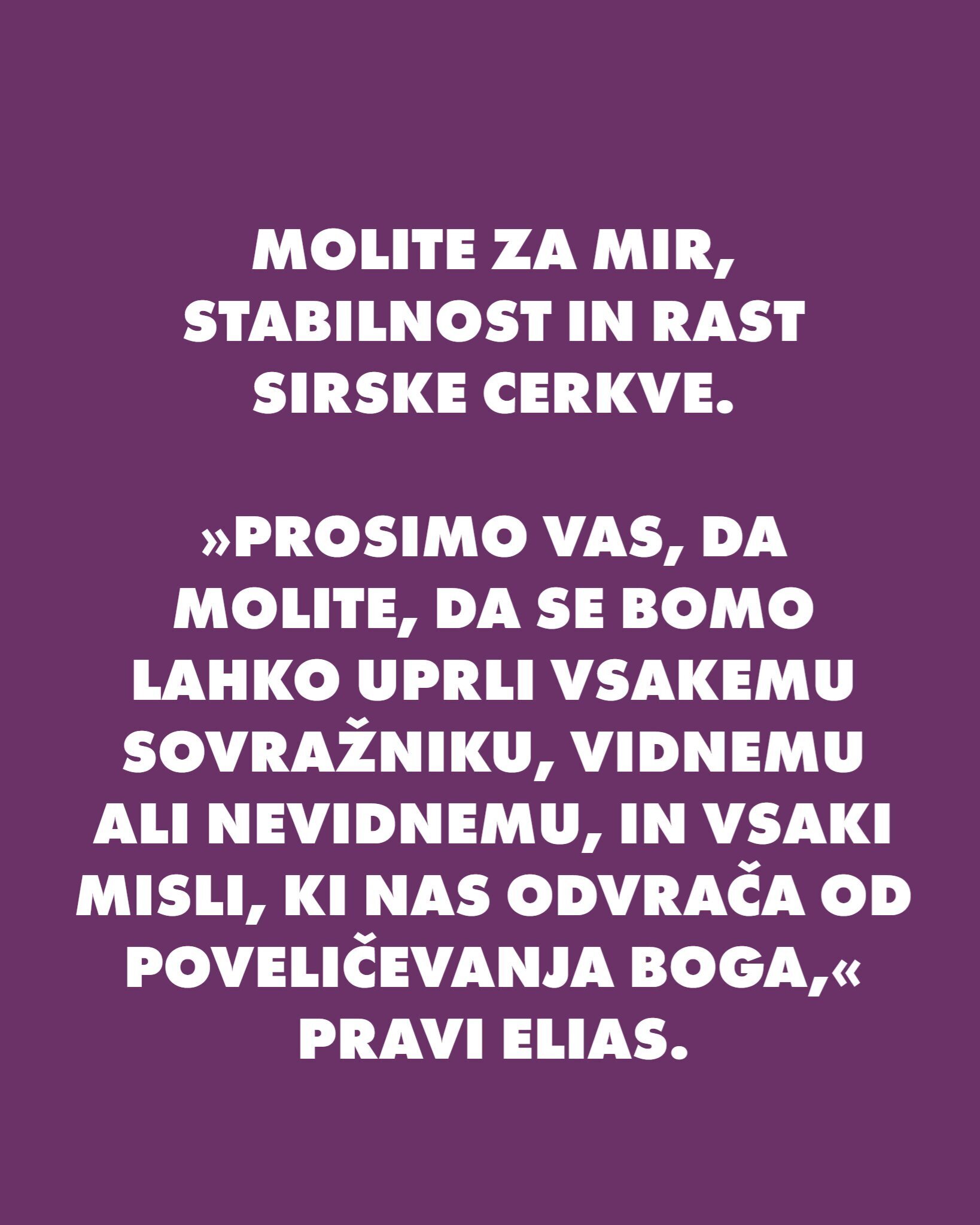 22. junij: prva obletnica napada na cerkev svetega Elija v Siriji