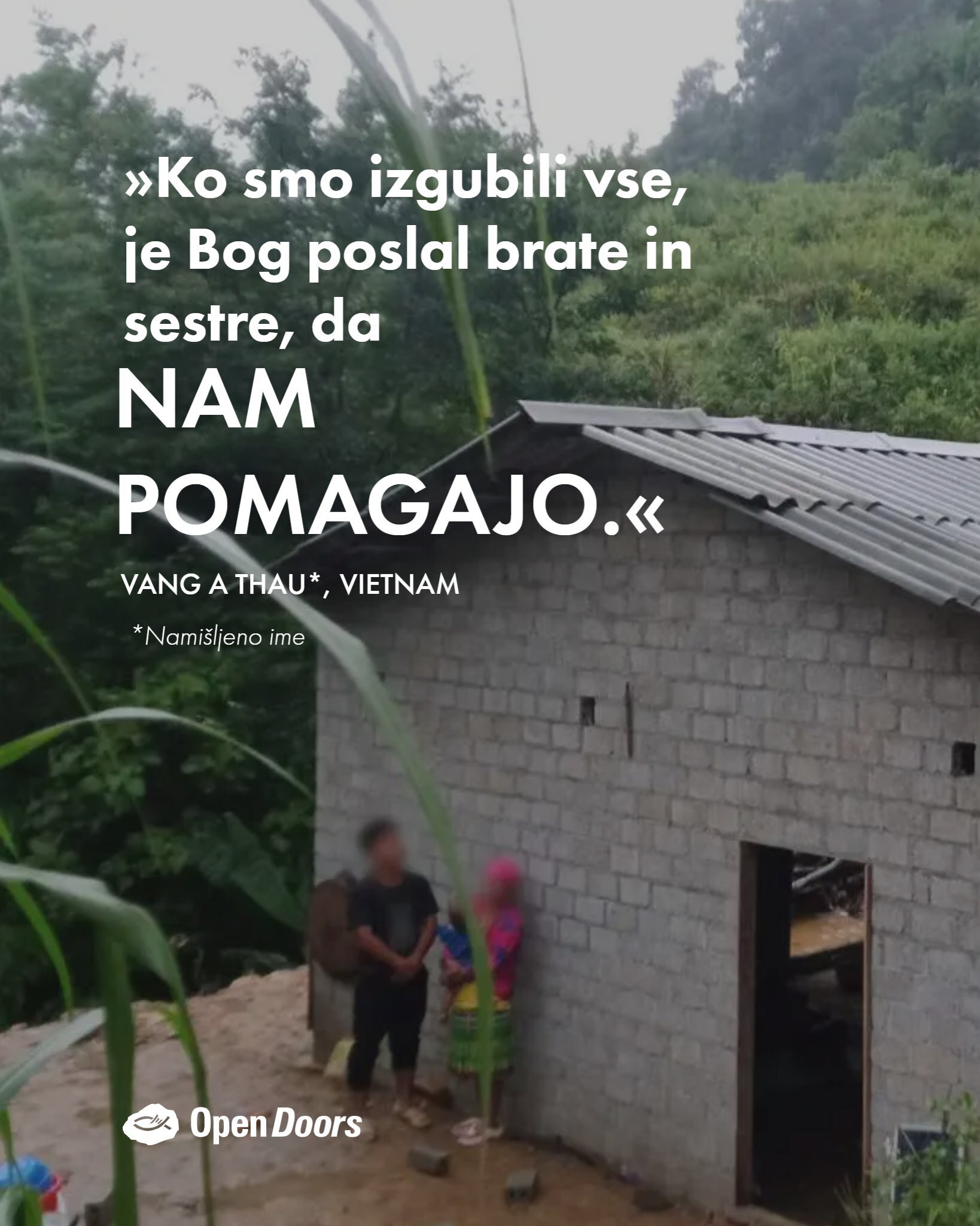 Nov dom krščanske družine v Vietnamu
