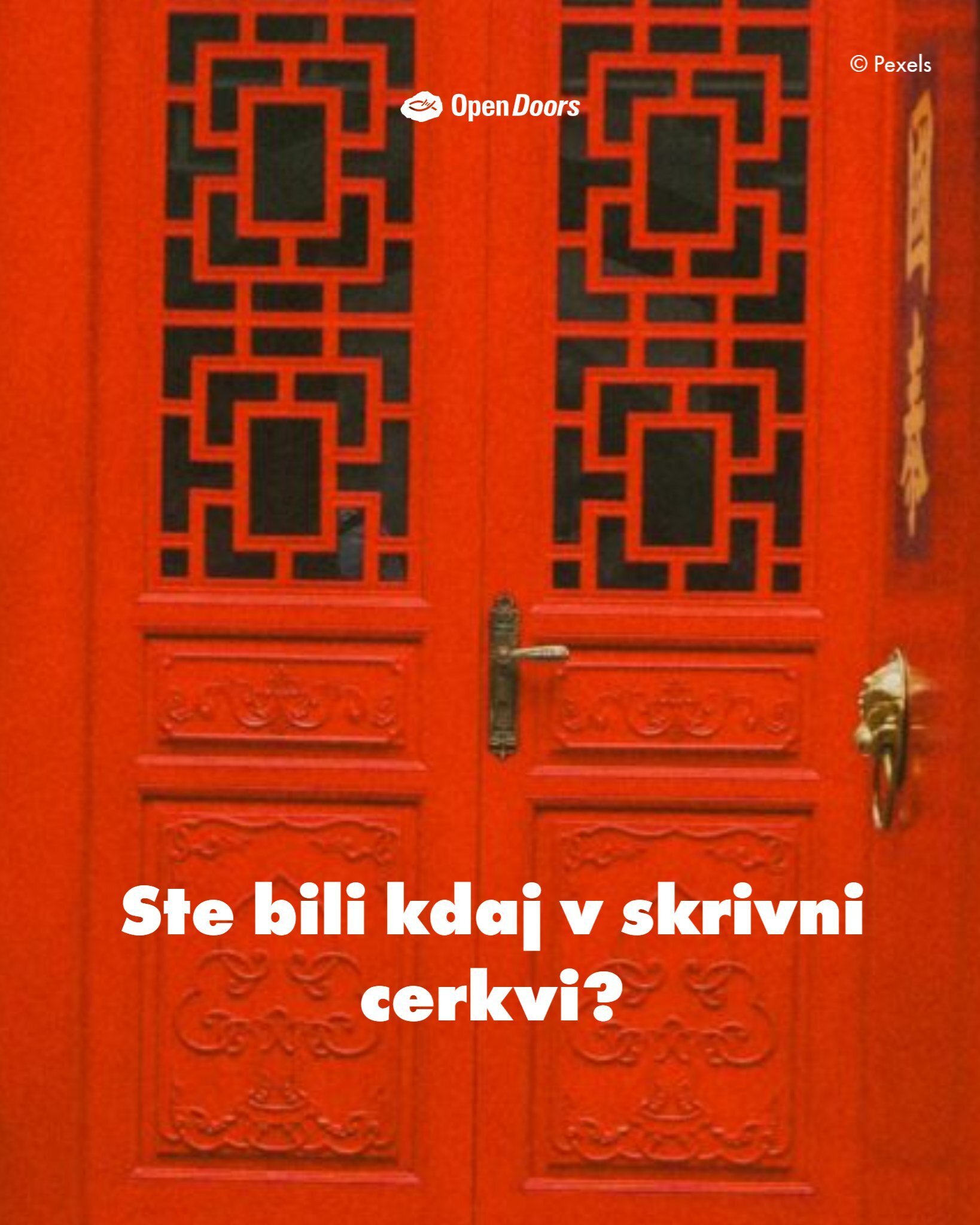 Ste bili kdaj v skrivni cerkvi?