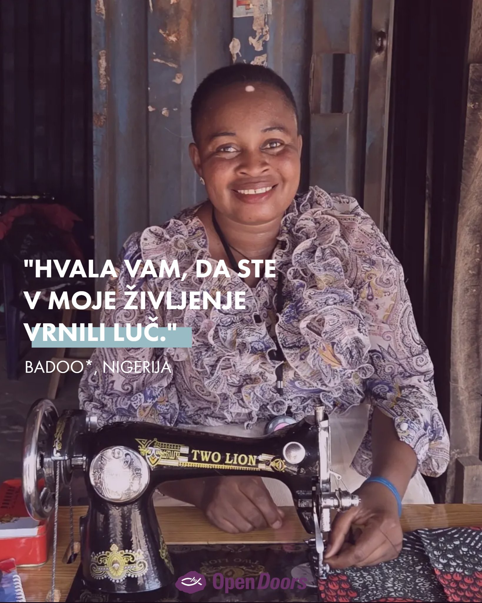 Nigerijska mati Badoo pravi: “Hvala vam!”