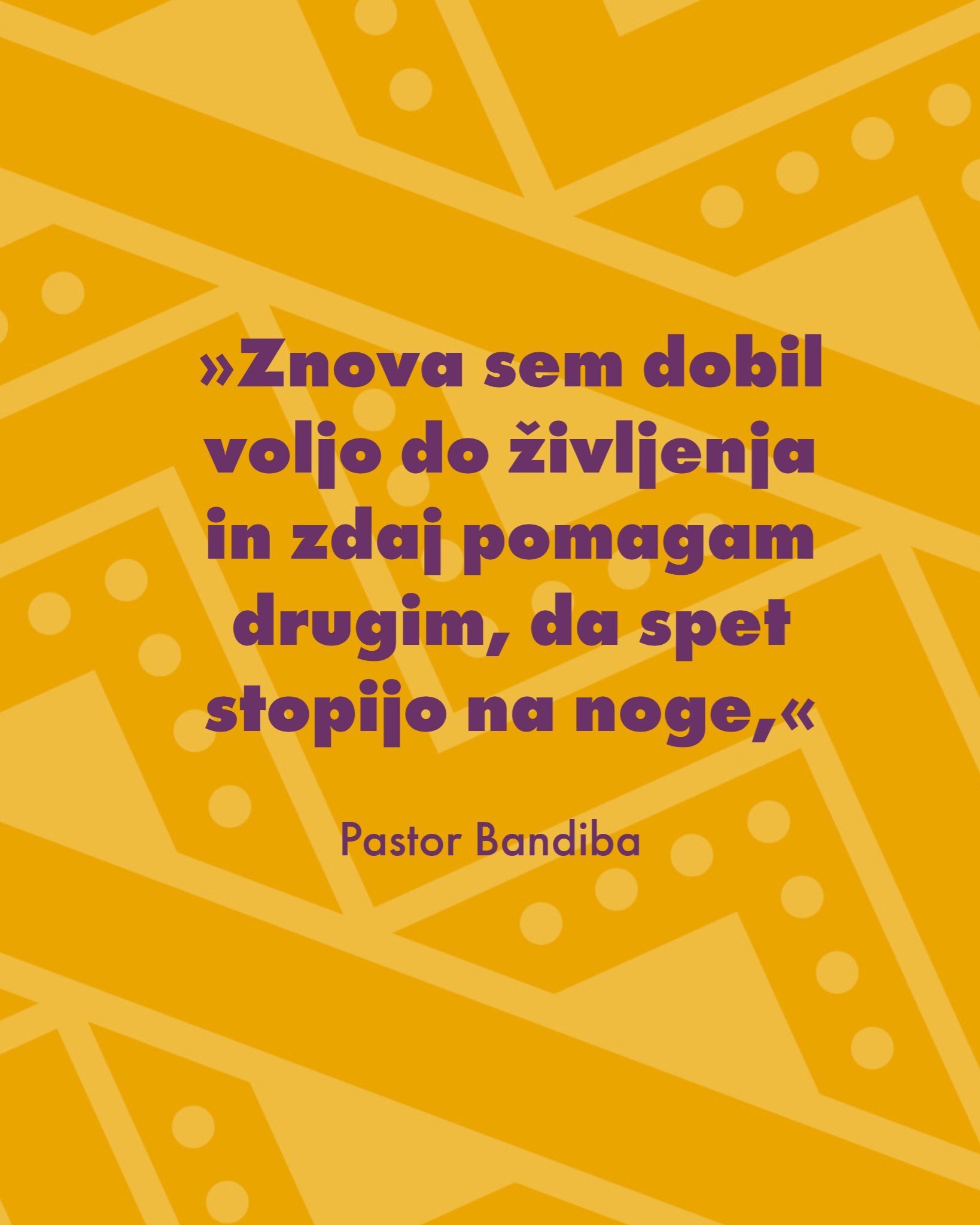 Za pastorja Bandibo sta bila skrb in podpora kristjanov po vsem svetu začetek upanja