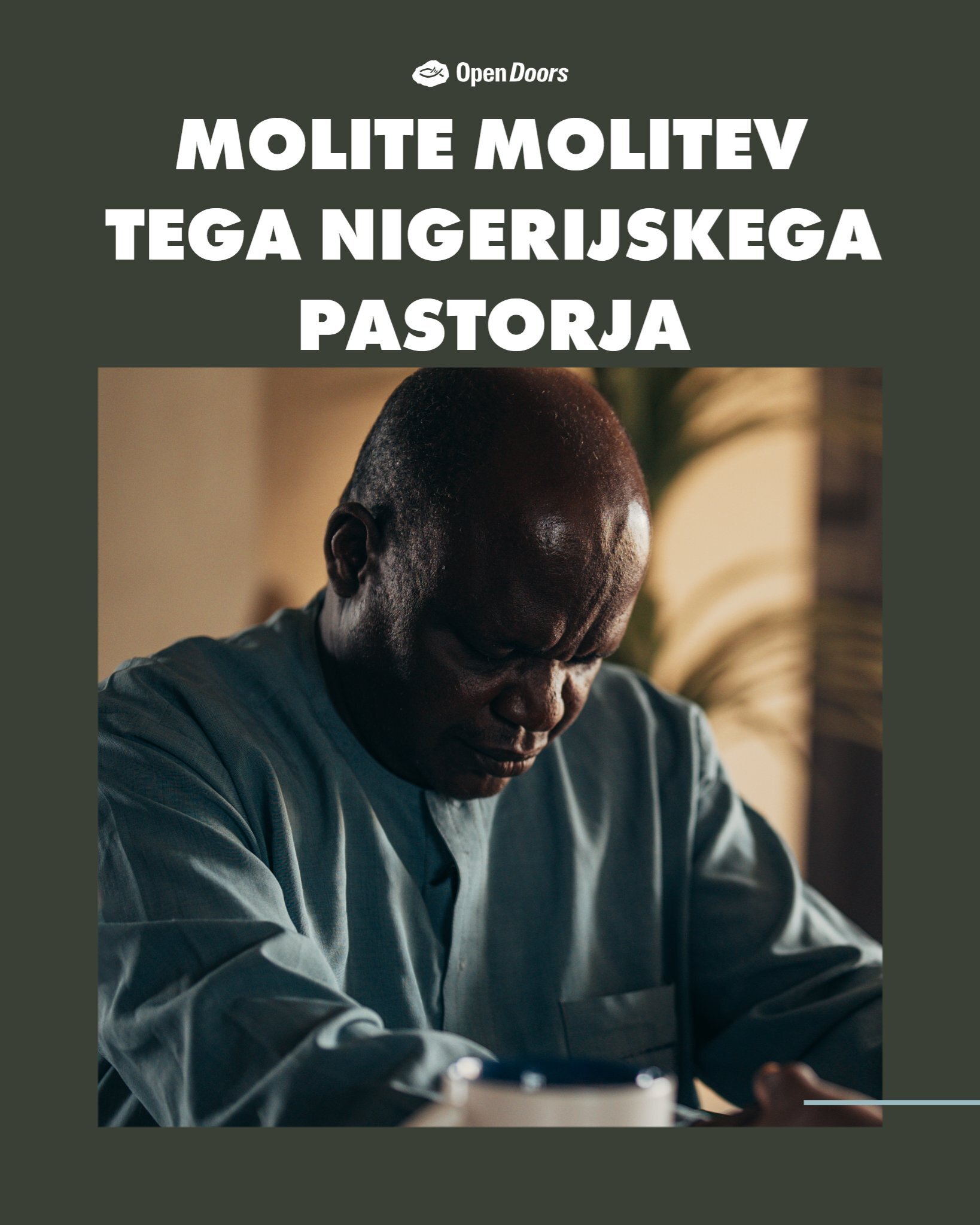 Molitev pastorja Josiaha za kristjane v podsaharski Afriki