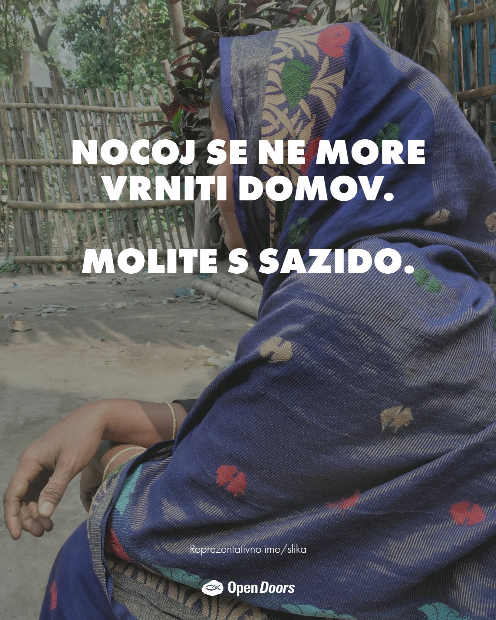 Sazida se ne more vrniti domov v Bangladešu
