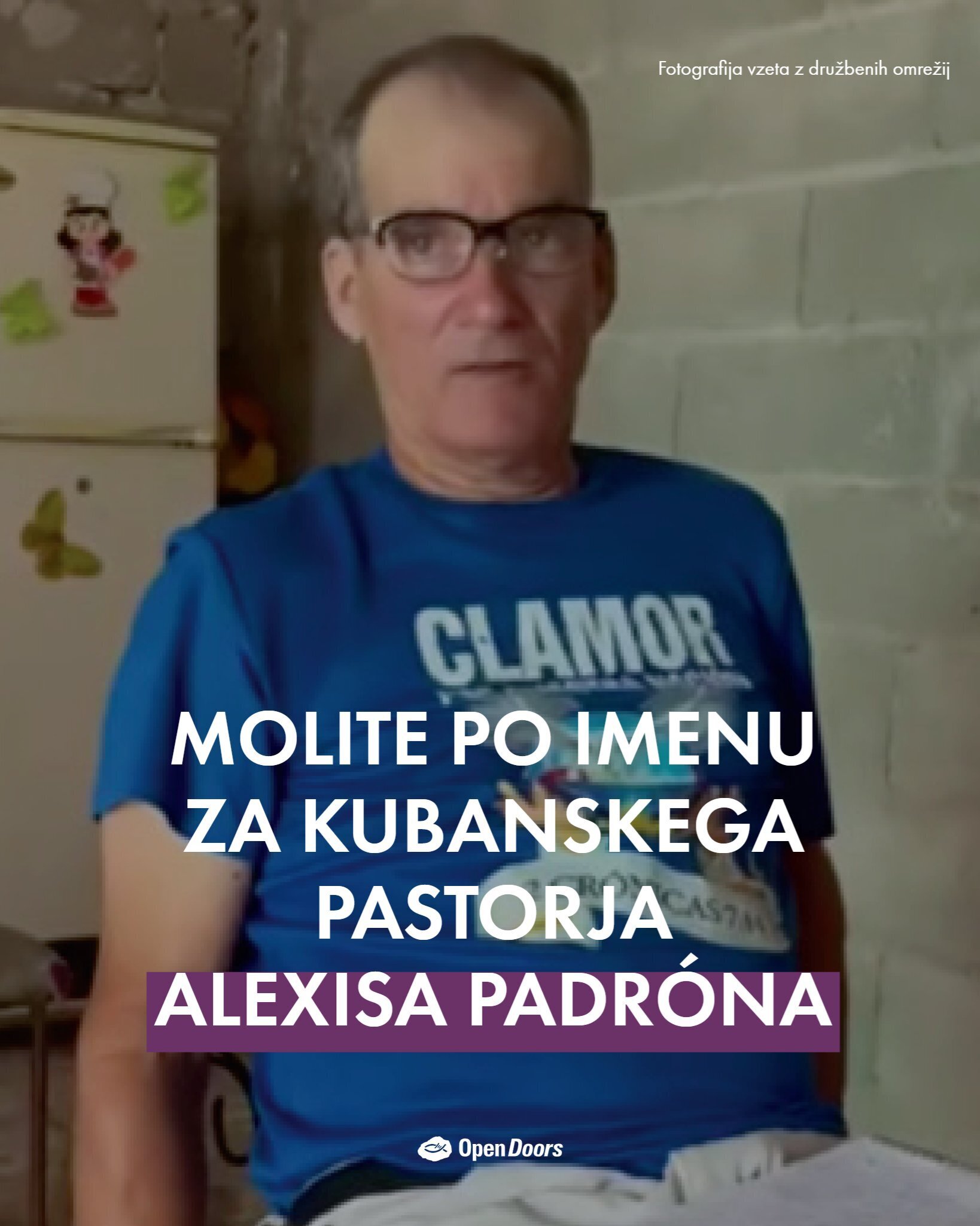 Kubanski pastor Alexis Padrón izpuščen iz pripora, obtožbe ostajajo