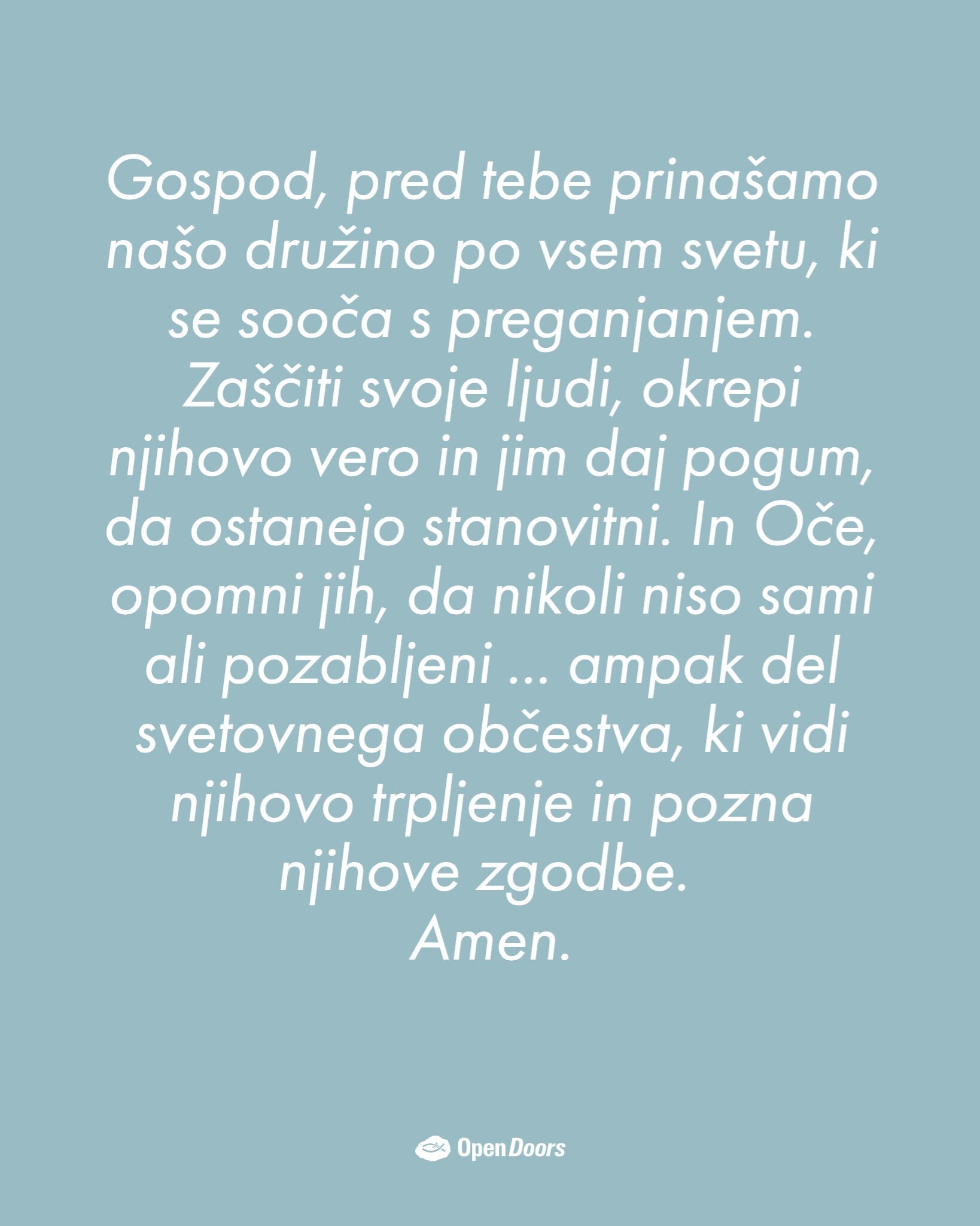 Nevidno preganjanje: nepovedane zgodbe kristjanov po svetu