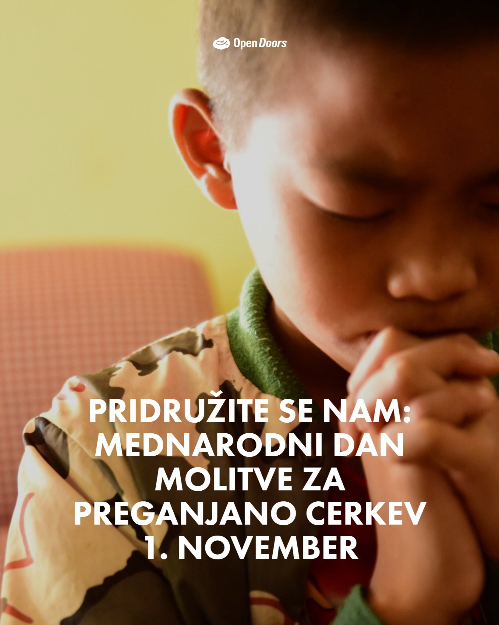 Pridružite se milijonom v molitvi za preganjane kristjane 1. novembra
