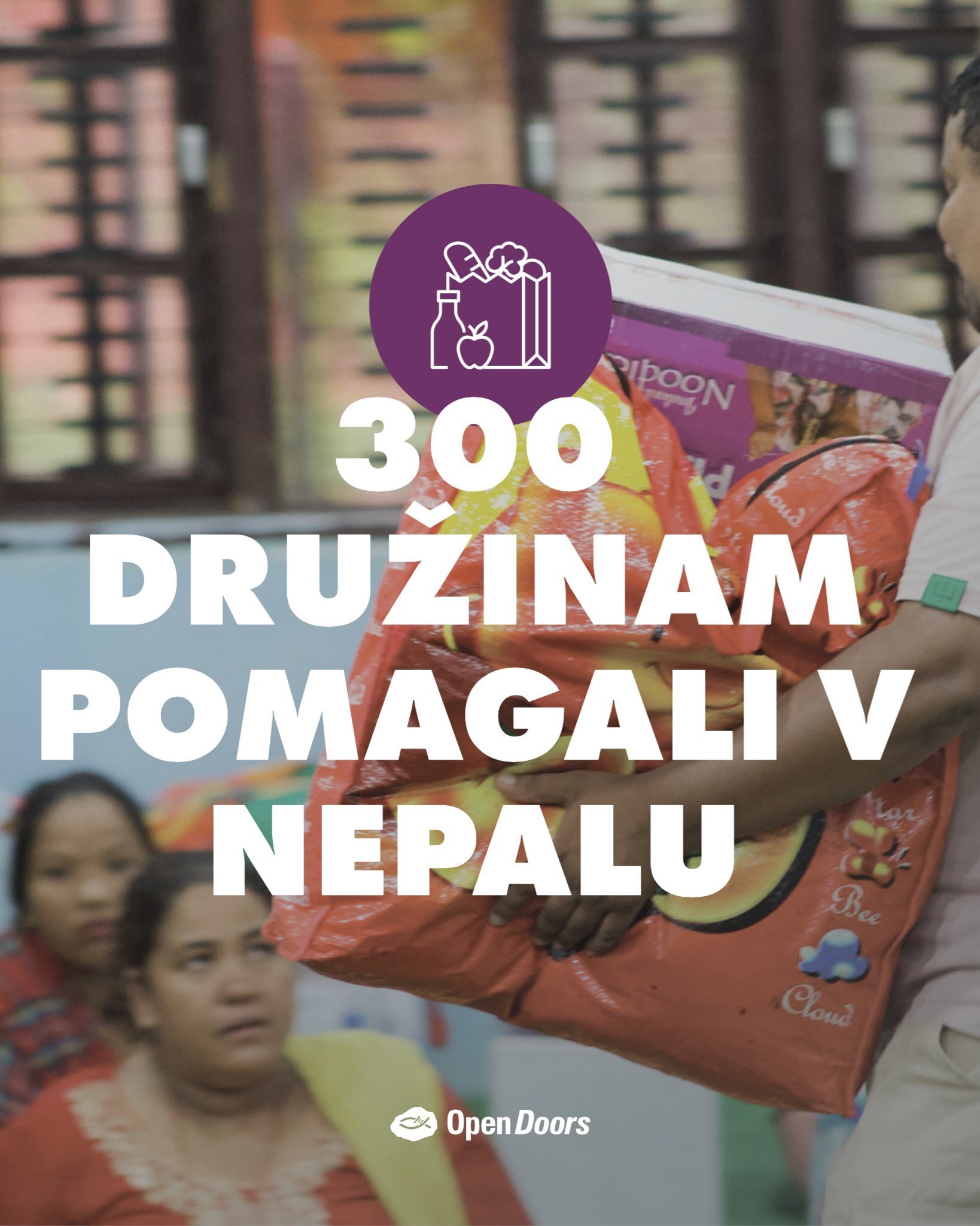 Vaša podpora prinaša upanje 300 družinam v Nepalu po poplavah